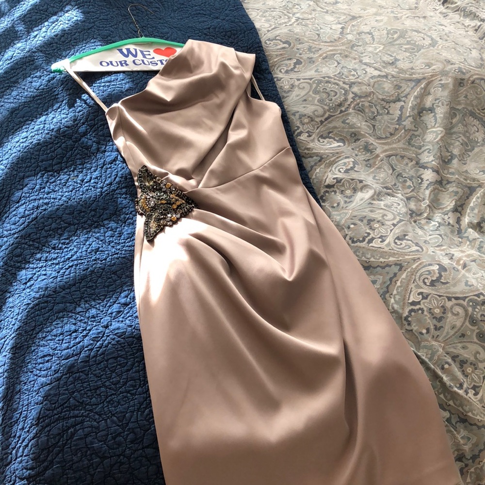 Formal satin dress